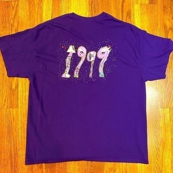 Prince 1999 Album Cover Graphic T-shirt Mens XL Purple - Picture 3 of 5